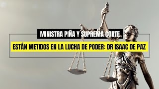 Ministra Piña y Suprema Corte están metidos en la lucha de poder Dr Isaac de Paz contralíneatv [upl. by Kirven152]