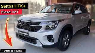 Kia Seltos HTK Plus iMT Diesel 2023 ✅ Kia Seltos HTK Plus Diesel Review 🔥 Vahan Official [upl. by Akfir]