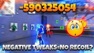 Negative Tweaks VS Normal Tweaks Free Fire [upl. by Temp]