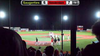 Saugerties Stallions at Amsterdam Mohawks PGCBL Playoffs Round 2 7312023 [upl. by Adnirem]