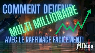 Economie sur Albion Online  Le raffinage en 2024  Devenir multimillionaire cest facile [upl. by Eal]