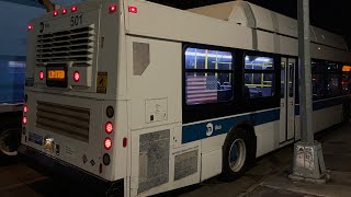 NYCT MTA Bus 2 C40LFs on the B103 [upl. by Waiter]