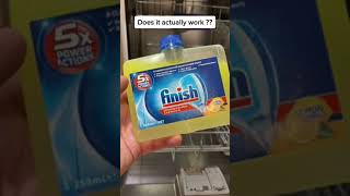 Does Finish Dishwasher Cleaner Actually Work [upl. by Adnilab531]