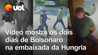 Bolsonaro Vídeo completo mostra os dois dias que expresidente passou na embaixada da Hungria [upl. by Enylrac]