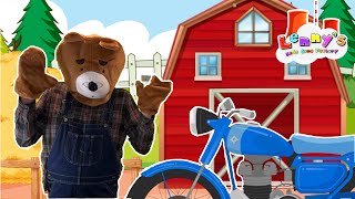 Ten Little Motorbikes  Counting Song for Kids  Motorbikes for Kids [upl. by Nerek467]