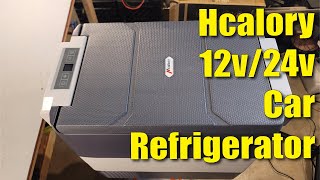 Hcalory 12v  24v Car Refrigerator [upl. by Ahsias]