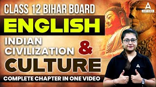 Class 12 English Chapter 1  Indian Civilization And Culture in Hindi  Bihar Board Exam 2024 [upl. by Honeywell195]