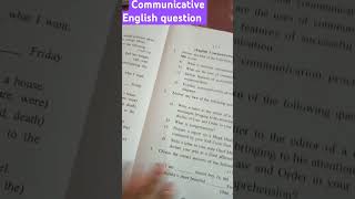 Communicative English question paper Sambalpur University [upl. by Pegasus]