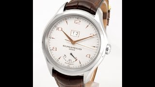 Baume amp Mercier Clifton Grossdatum Ref MOA10205 7915 [upl. by Leynwad]