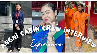 ANGNI CABIN CREW INTERVIEW EXPERIENCES AND INFORMATION  Bodo Cabin Crew Informative Vlog [upl. by Ribak359]