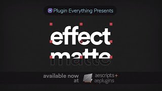 Effect Matte Available Now [upl. by Savadove]