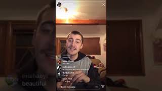 Casey Frey Instagram Live [upl. by Charisse611]