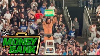 Drew McIntyre wins Money in the Bank  WWE Money in the Bank 762024 [upl. by Nylidam]