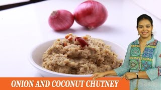 ONION AND COCONUT CHUTNEY  Mrs Vahchef [upl. by Estus]