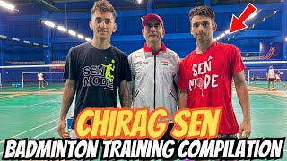 Chirag Sen Badminton training Compalition [upl. by Dardani]