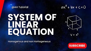 System Of Linear Equations  Matrices  Engineering Mathematics AHTUTORIALS2024 [upl. by Ramso872]