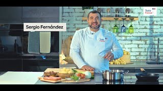 Les pommes de terre françaises sur TV Canal Cocina pomme de terre sautées à la chistorra [upl. by Norbel]