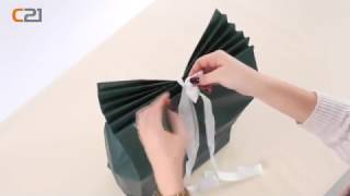 Tutorial Geschenke verpacken Tüte für große Geschenke [upl. by Alysia9]