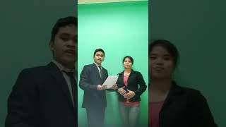 News Casting Competition Rehearsal 2020 Part 1  English Month [upl. by Eidas]