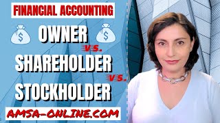 Owner vs Shareholder vs Stockholder [upl. by Patti]