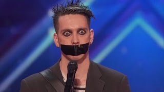 Americas Got Talent  Tape Face All Acts [upl. by Leihcim439]