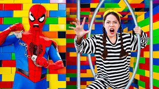 Chief Soyay Was Locked In Lego Prison Of Police Spider Man For 24 Hour [upl. by Nitas]