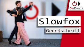 SlowFox Grundschritt  Dance Tutorial  OnDance [upl. by Ermina]