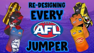 Redesigning Every AFL Jumpers [upl. by Worsham338]