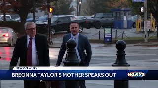 Breonna Taylors mother speaks out after exLMPD officer Brett Hankison convicted [upl. by Erie562]