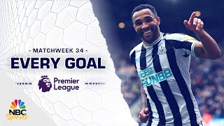 Every Premier League goal from Matchweek 34 202223  NBC Sports [upl. by Garda]