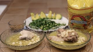 POZOLE VERDE DE PUERCO Y POLLO [upl. by Yebloc]