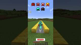 Minecraft Iron Spikes vs Armor 😨 minecraft shorts shortsfeed [upl. by Kovar]