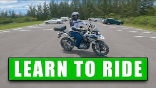 Teaching My Friend to Ride a Motorcycle He Crashed [upl. by Rory987]