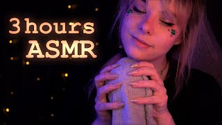 ASMR  3 hours quotshh its okayquot amp cozy towel scratching  blue yeti [upl. by Cortie]