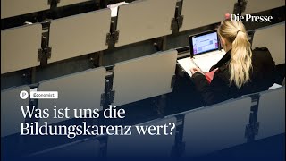 Bildungskarenz „Bezahlte Auszeiten ohne Nutzen sind nicht im Sinne der Steuerzahler“ [upl. by Alecia]