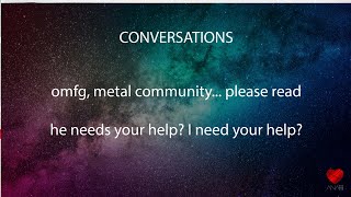 metalcommunity PLEASE help D  ANA333  dustinbates starsetonline [upl. by Smail]