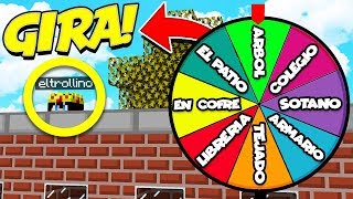 LA RULETA DE LA SUERTE ELIJE MI ESCONDITE 😱 MINECRAFT EL ESCONDITE [upl. by Kisor454]