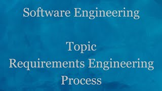 Requirements Engineering Process Unit2 Software Engineering JNTUH BTech [upl. by Nirahs]