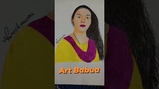 Art Babua New girl Drawing 2024 [upl. by Tatiana]