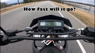 Kawasaki KLX300 Top Speed Test [upl. by Ettesel]