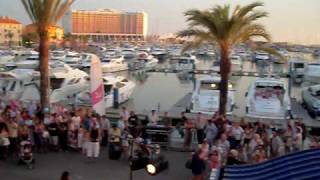 Vilamoura Marina Dance amp Singing Show  Algarve Portugal [upl. by Nitneuq]