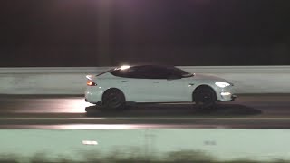 2022 Tesla Model S Plaid Barona Drag Strip 10182024 [upl. by Aisya]