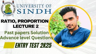 Ratio and proportion Lecture 2TricksUniversity of Entry Test 2k25Mathematics and IQ questions [upl. by Herminia]