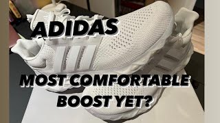 Adidas Ultraboost Web DNA Shoe Review The Spider Web Boost  They Are Super Comfy [upl. by Isborne530]