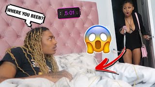 SNEAKING BACK INTO THE HOUSE AT 5am PRANK ON BOYFRIEND😬😭 GOES WRONG [upl. by Lorusso400]