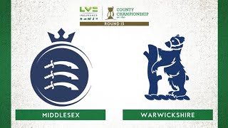 MIDDLESEX V WARWICKSHIRE  DAY ONE MATCH ACTION [upl. by Clover]