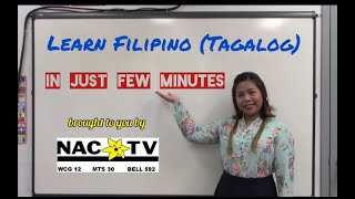 Easy Filipino Tagalog Lessons Lesson 2  Reading in Filipino [upl. by Onoitna1]