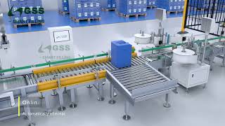 Fully Automatic Jerry can Filling Line  GSS® Smart liquidfillingmachine Manufacturer [upl. by Shear]