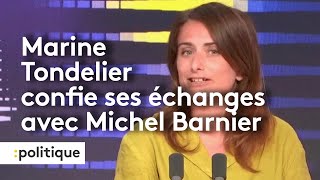 Nouveau Gouvernement  Marine Tondelier confie ses échanges avec Michel Barnier [upl. by Anawit]