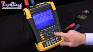 How To Use The Recording Function On The Fluke Scopemeter [upl. by Ovatsug553]